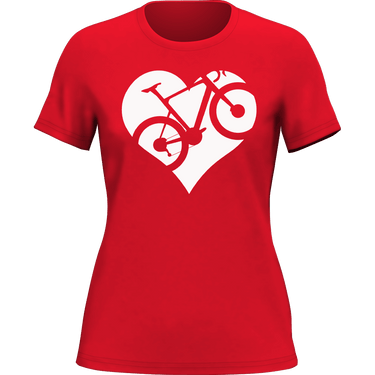 Heart Bike T-Shirt for Women
